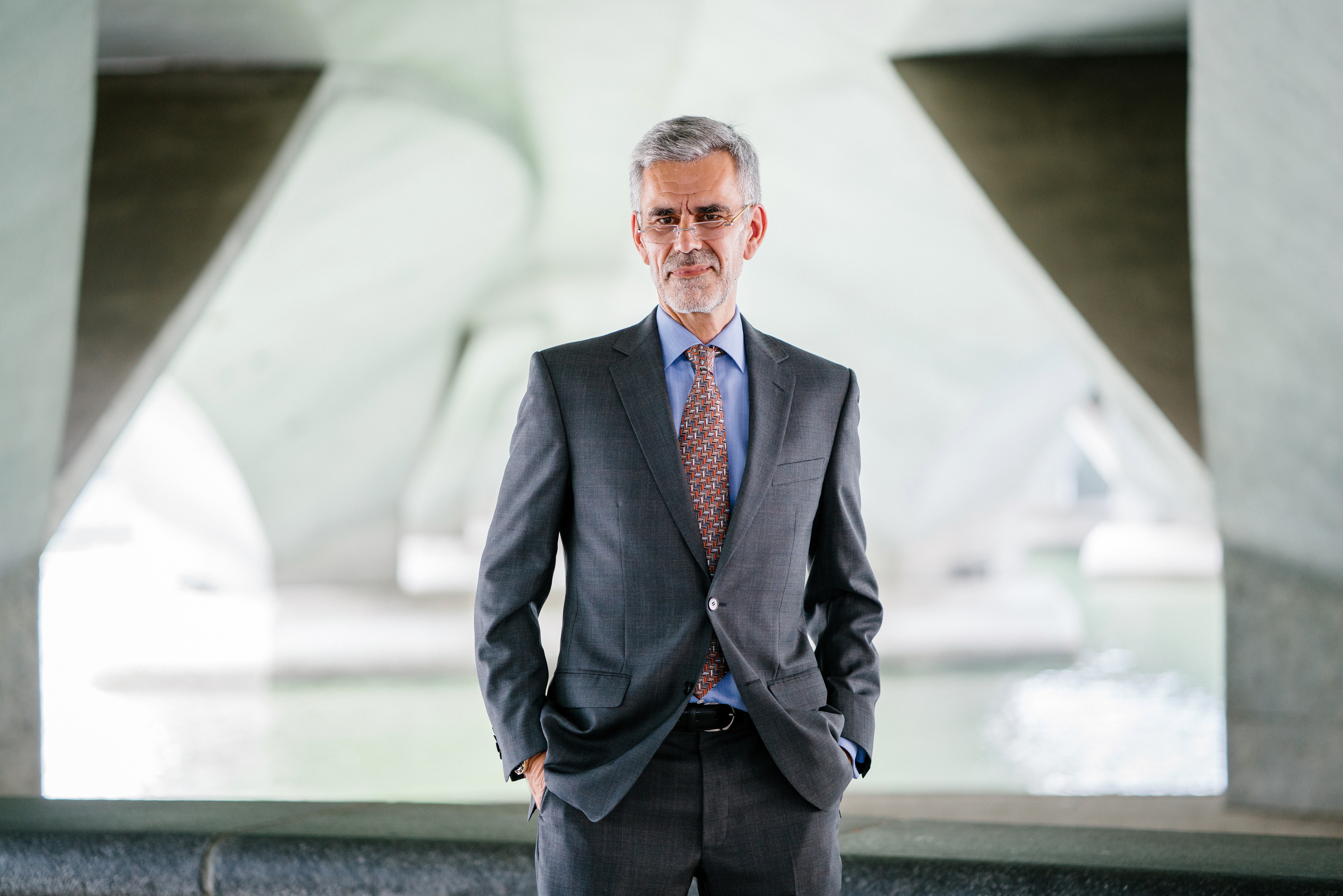 male ceo posing
