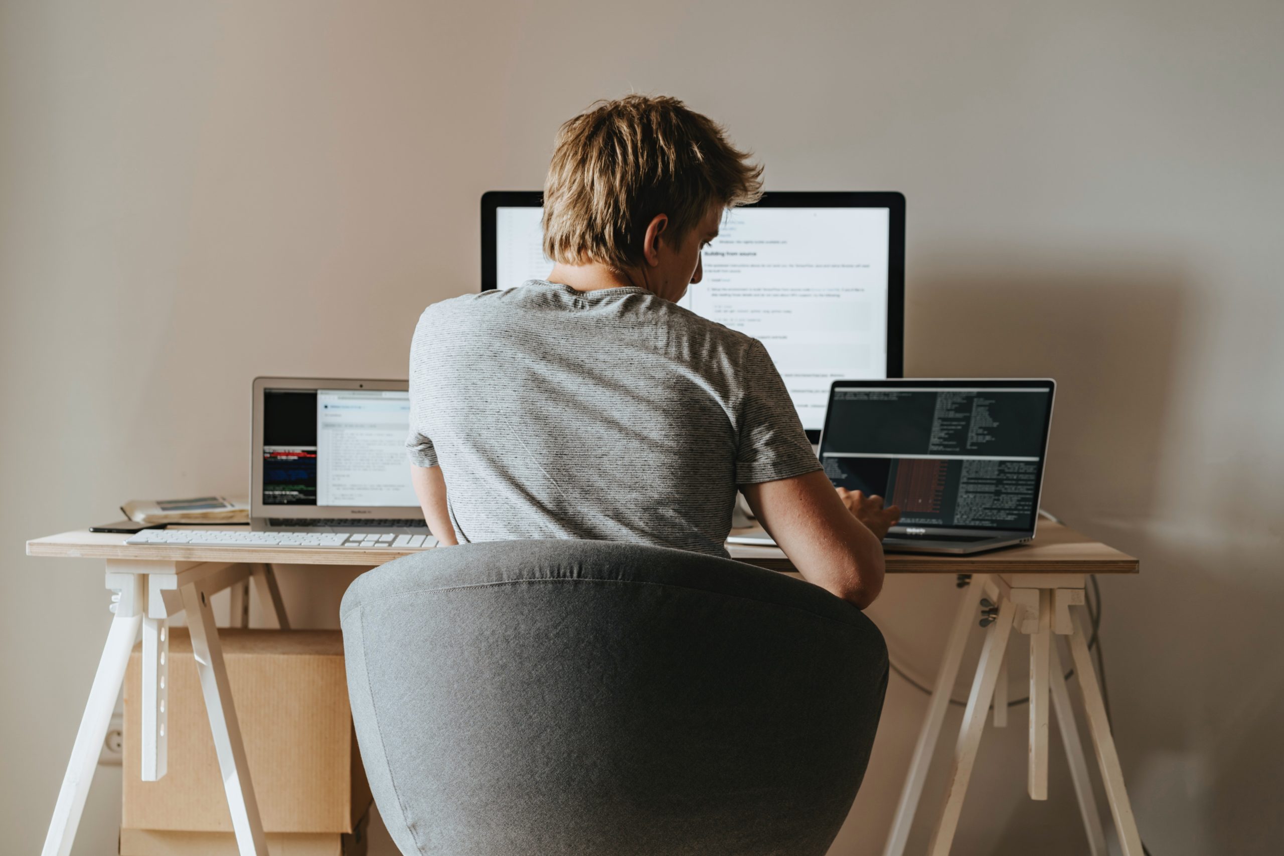 work from home employee